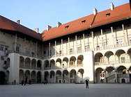 Kraków Wawel wnętrze